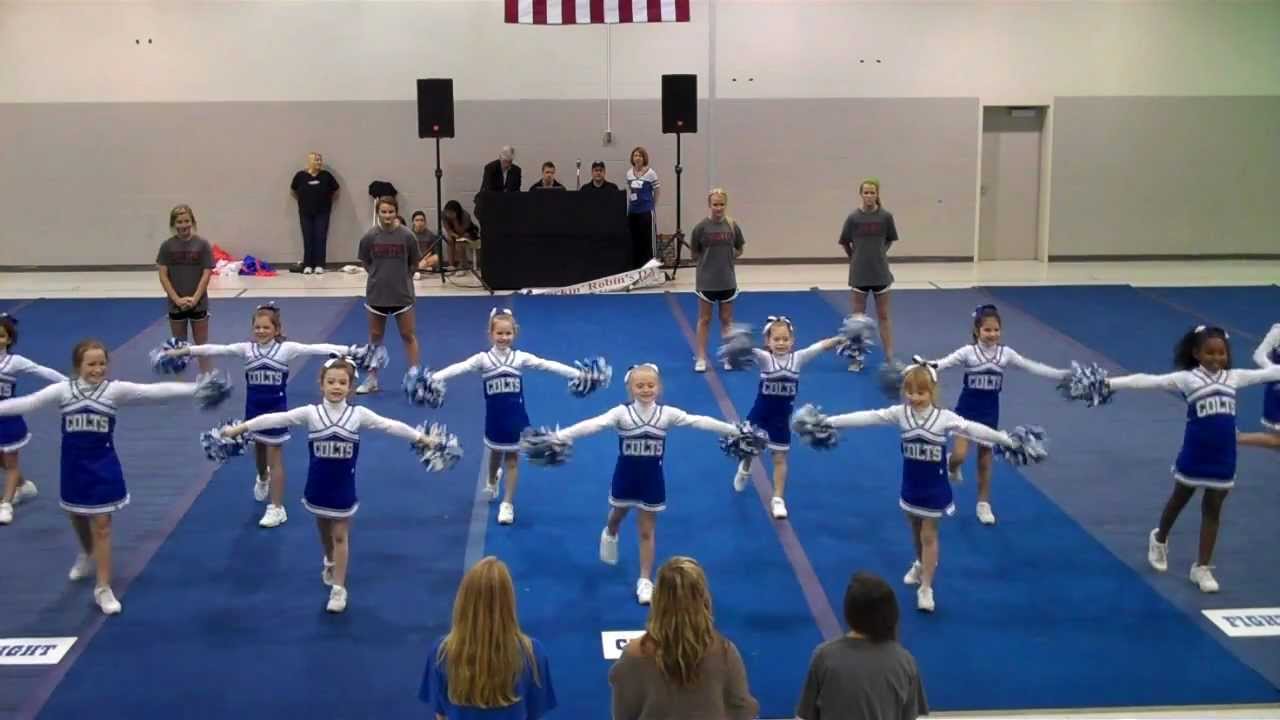 Peewee Colts Cheer Off Routine - Nov. 20, 2011