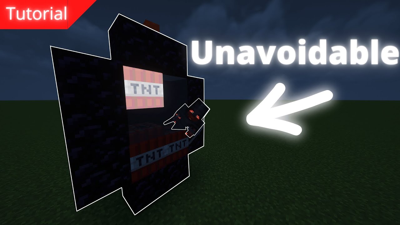 Как сделать простую ловушку портала Нижнего мира в Minecraft 1.19 &mdash; Обучающие материалы по ловушкам, Эпизод 1