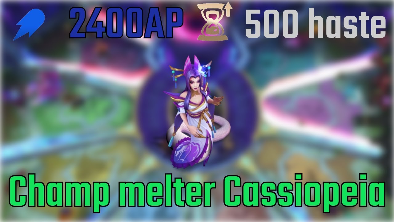 2400 AP CASSIOPEIA MAKES ARENA LOOK EASY - League of legends