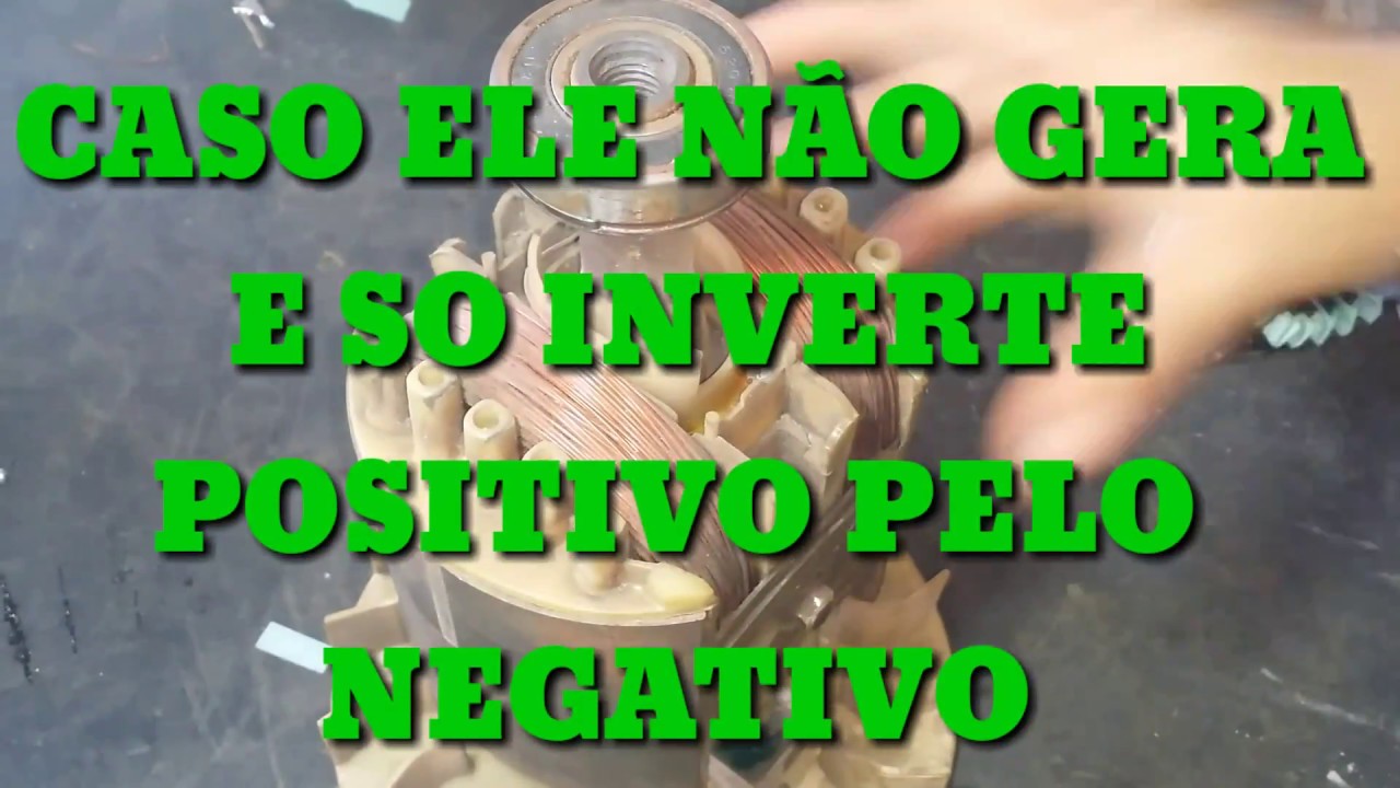 SUBSTITUINDO O DIODO DO INDUZIDO GERADOR BRANCO