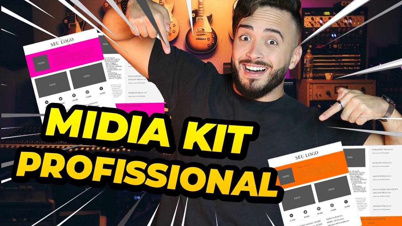 COMO FAZER SEU MIDIA KIT GRÁTIS - Exemplos e Templates