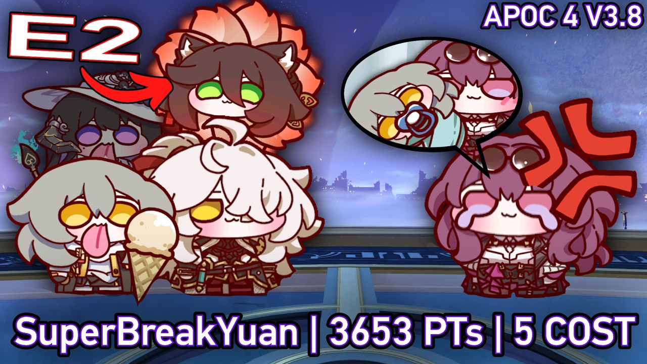 SuperBREAK JingYuan VS Kafka | 3653 Score | 5 COST | APOC V3.8