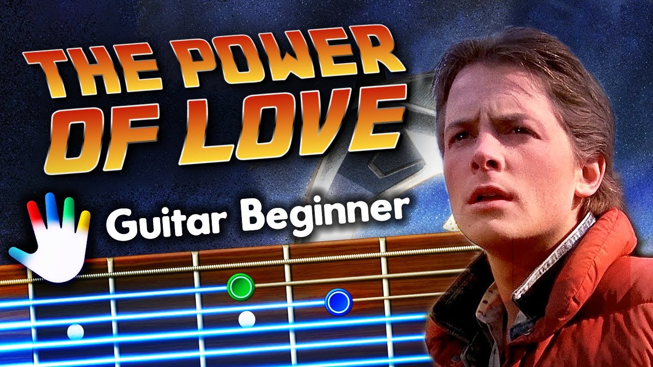 The Power of Love Guitar Lessons for Beginner Huey Lewis and the News Tutorial | How To Play Chords