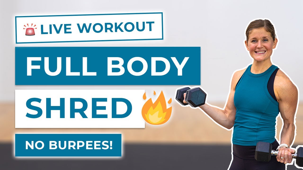 35-Minute Full Body Shred Workout (No Burpees!)