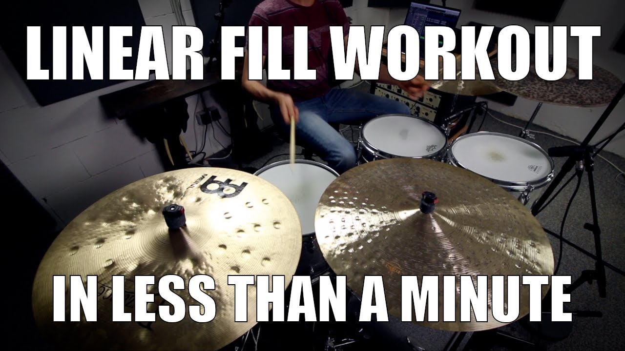 Linear Fill Workout in less than a Minute - Daily Drum Lesson
