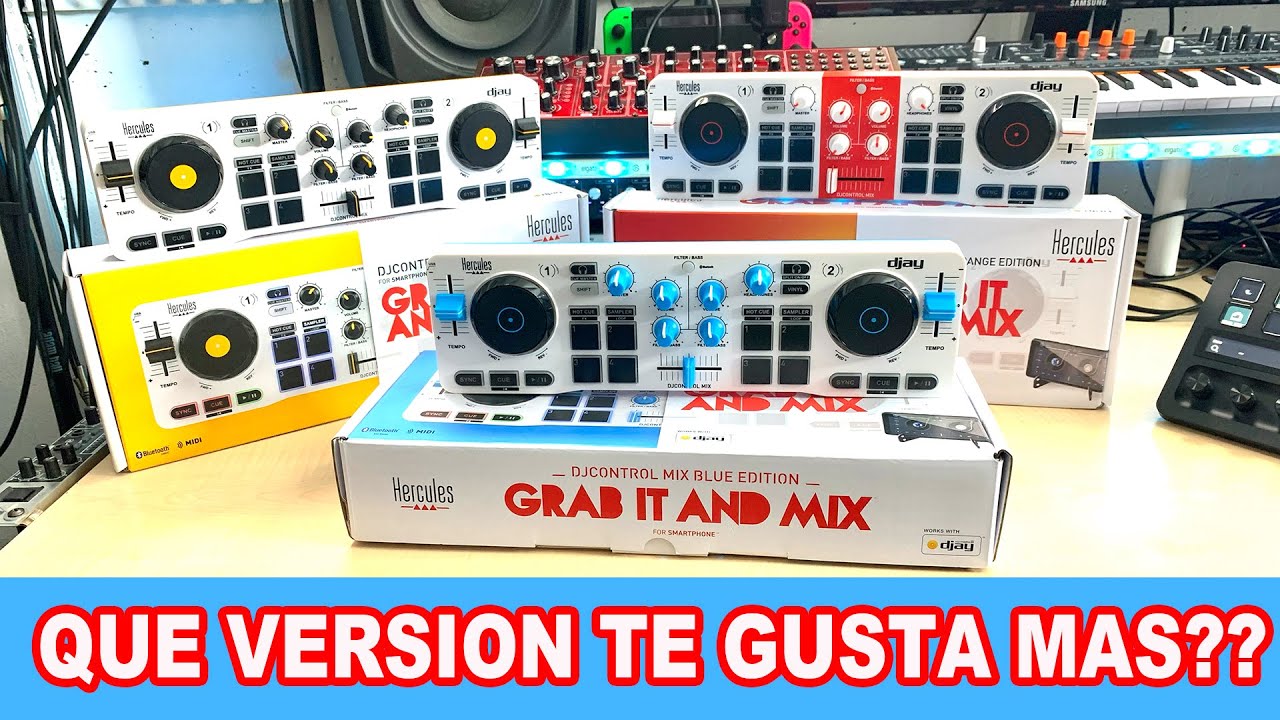 HERCULES DJCONTROL MIX BLUE EDITION (PRUEBAS Y REVIEWS) EN ESPAÑOL