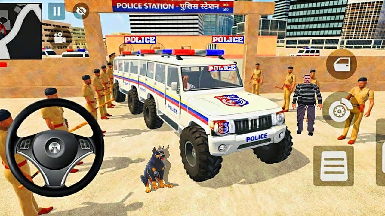 🤑Indian Thift Auto Simulator🤩Indian Showroom Purchase😯Modified Monster police car And Bike🥳Game