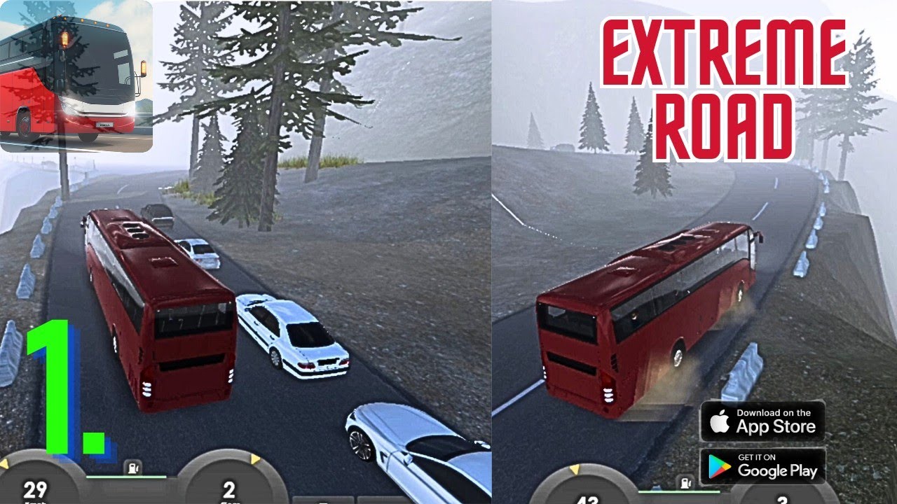 Bus Simulator Extreme Road - New Bus simulator Gameplay -Android