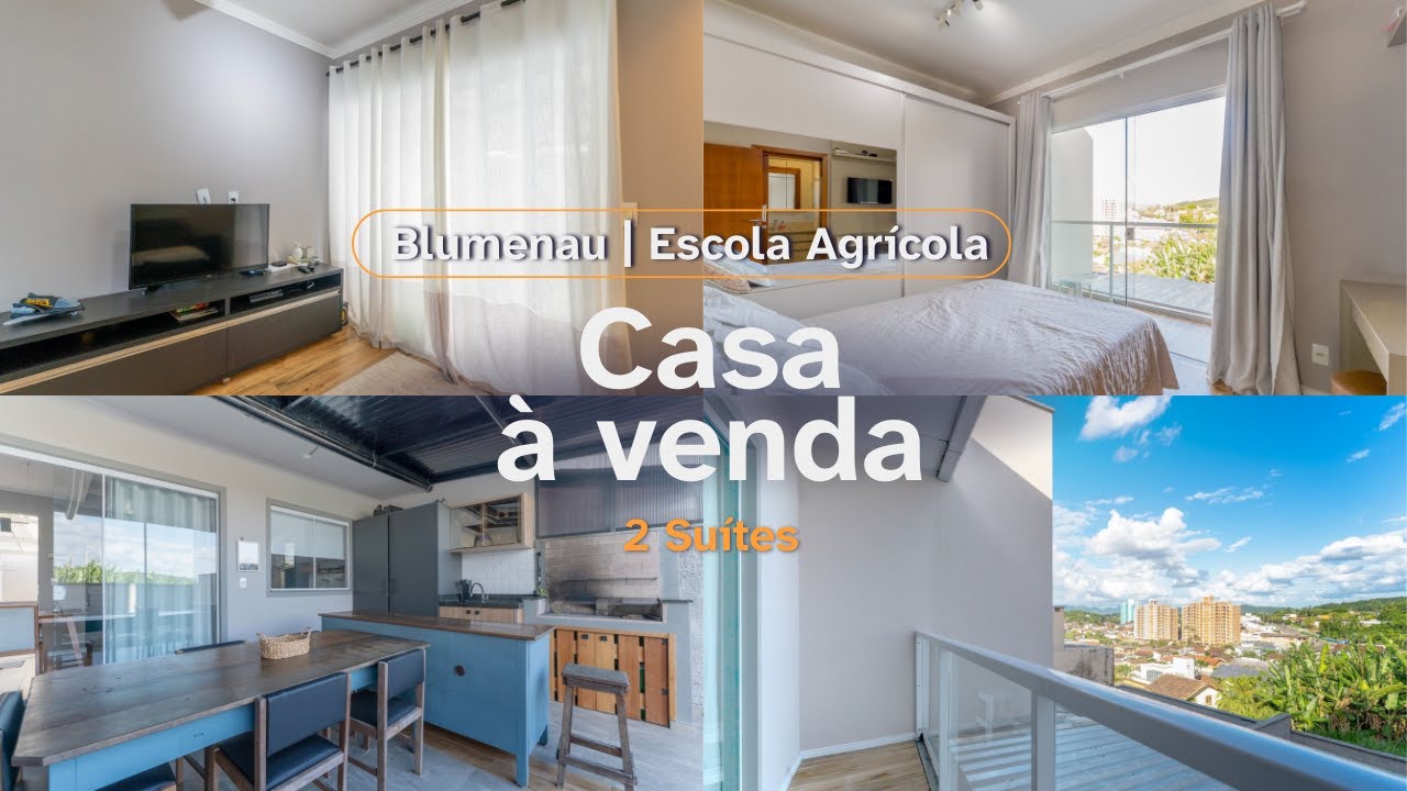 Casa à venda com 2 suítes, 91m² no bairro Escola Agrícola em Blumenau/SC