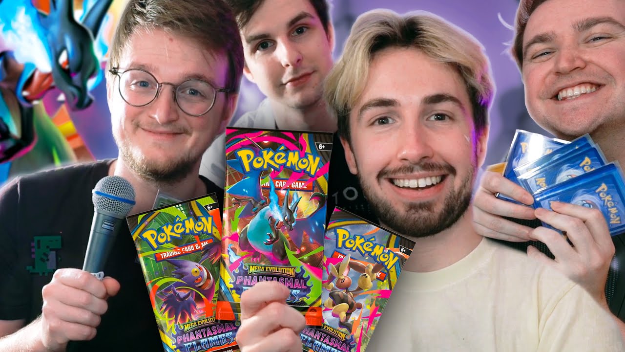 Oli, Grian & Scott Open Pokémon Cards for 3 HOURS