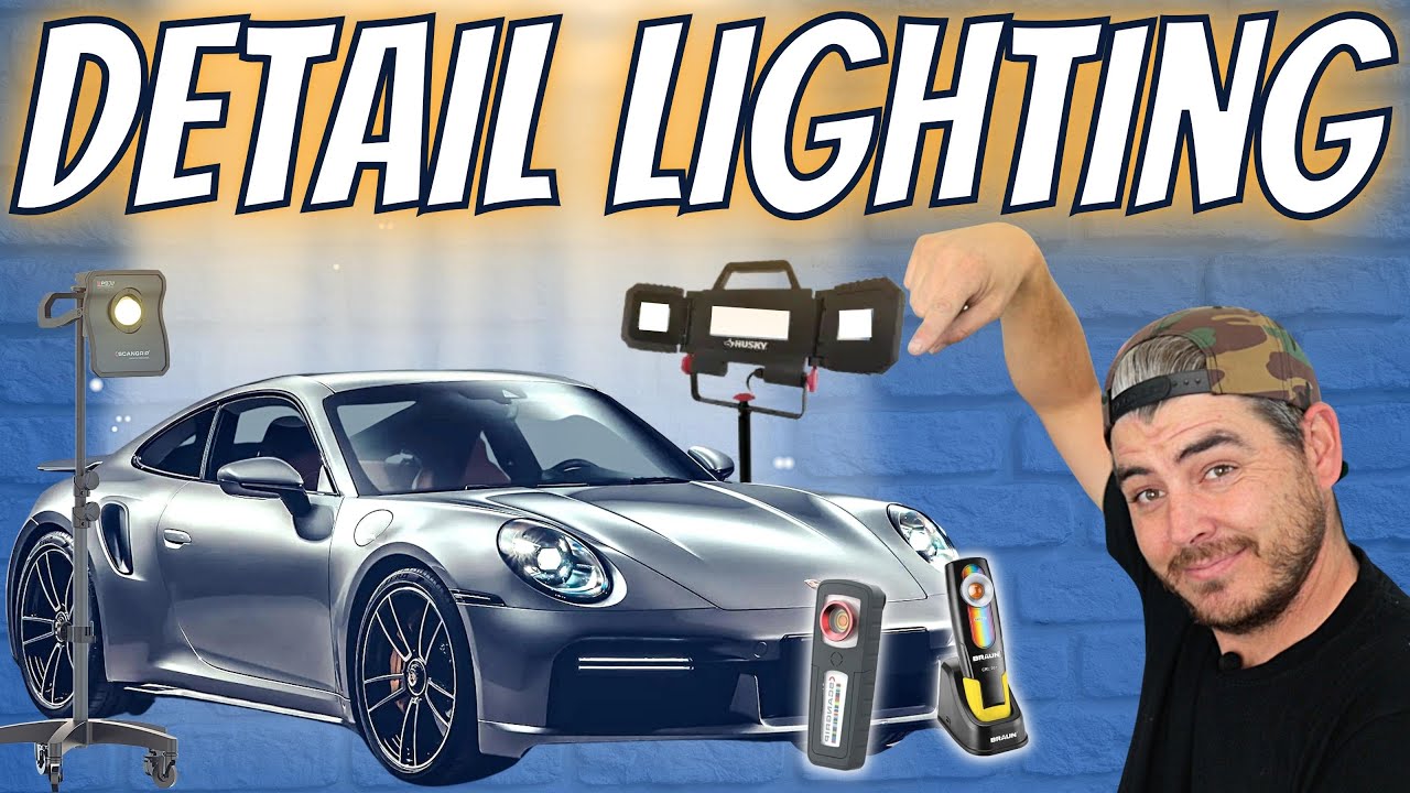 Best Lighting for Car Detailing | Paint Correction and Ceramic Coating