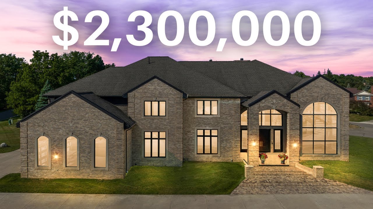 $2,300,000 Mansion TOUR in Bloomfield Michigan