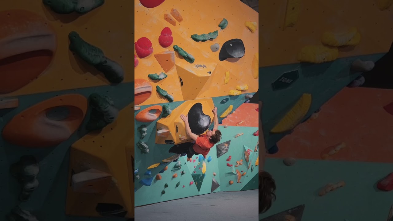The hardest boulder (8a+/v12) at block 013, Tilburg, NL