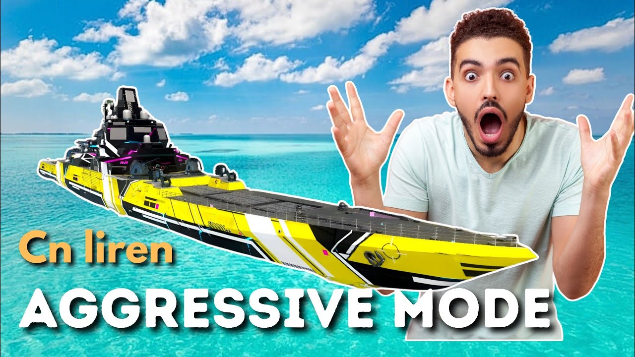 CN Liren After Buff 🔥 | Very Aggressive Gameplay | Modern Warships