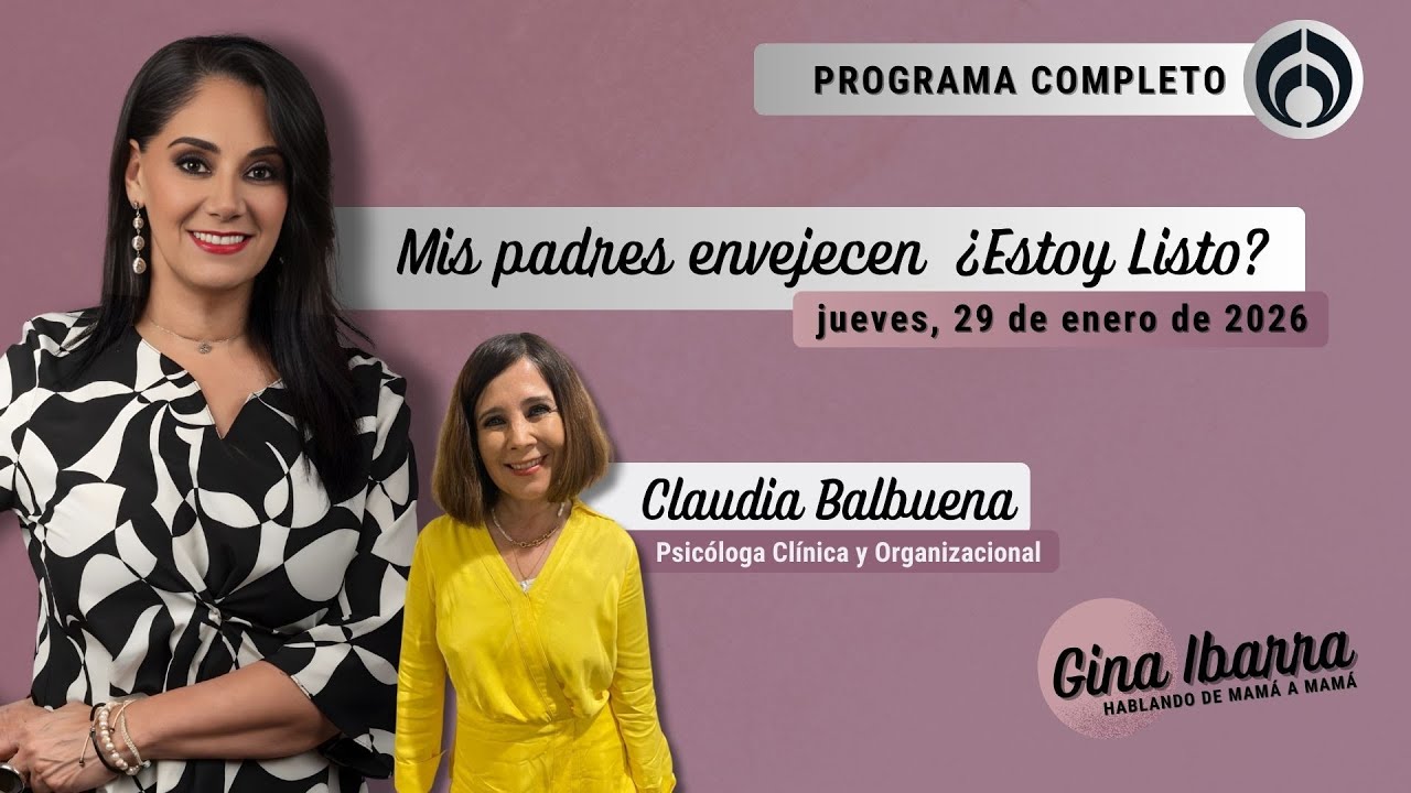 En Vivo | Hablando de Mamá a Mamá con Gina Ibarra | Jueves 29/01/26
