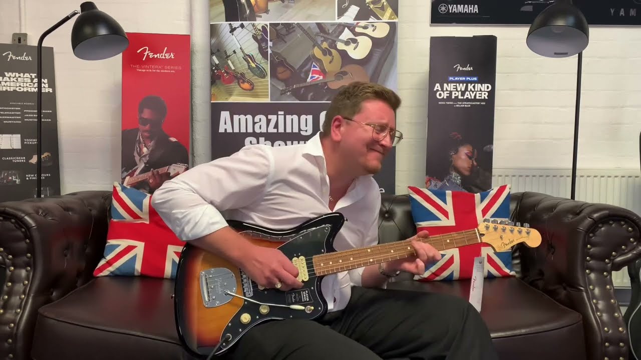 Fender Player Series Jazzmaster - Rimmers Music | Demonstration Of Tones Through A Fender GTX100 Amp