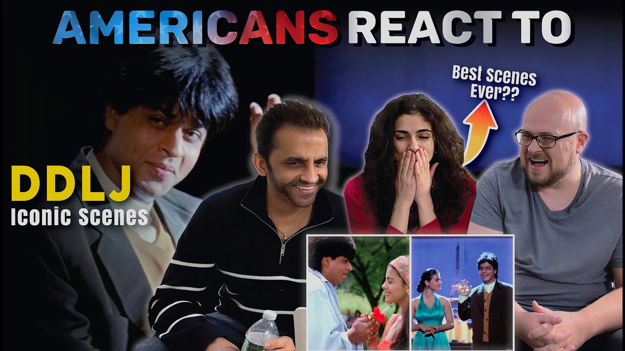 DDLJ Iconic Scenes & Ruk Ja O Dil Deewane Reaction by New Yorkers | Shah Rukh Khan | Kajol