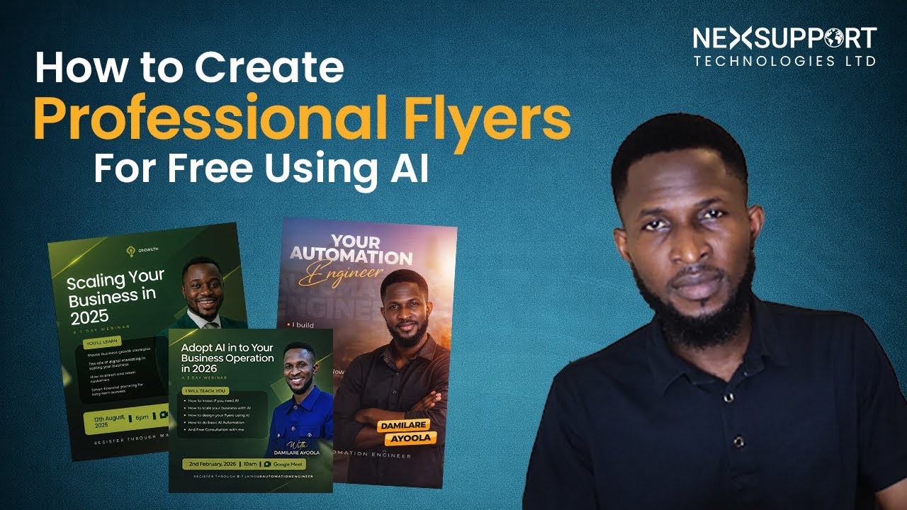 How to Design Professional Flyers for FREE Using ChatGPT (No Design Skills Needed)