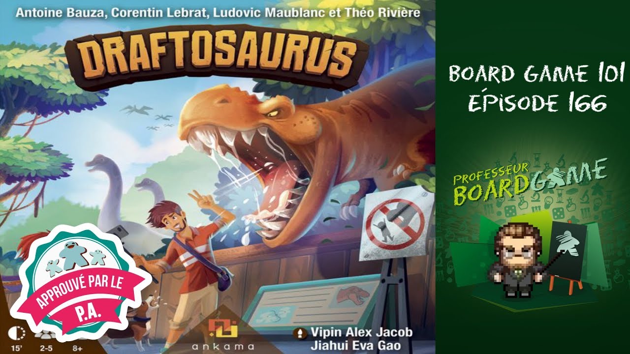 Board Game 101 (EP166) Draftosaurus - Règles et critique
