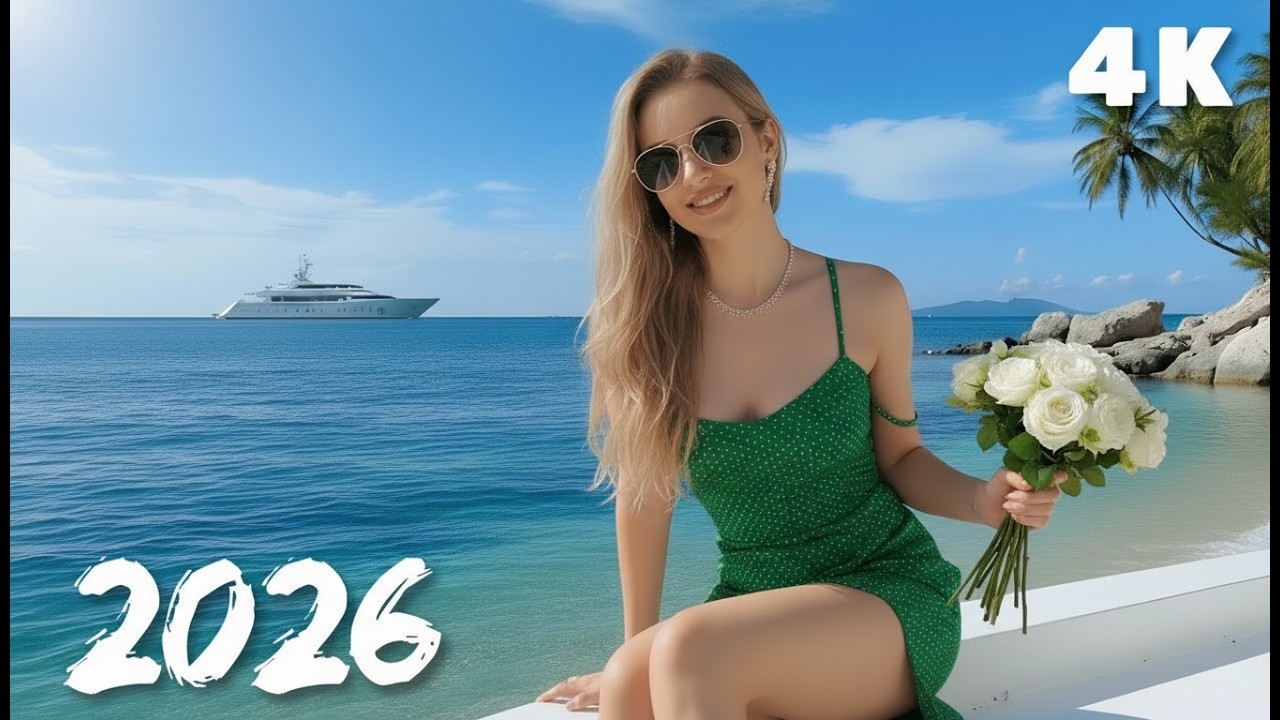 Island Breeze Night 🌴 Smooth Deep House Chill Flow 4K UHD 2026 | Deep Sea Calm