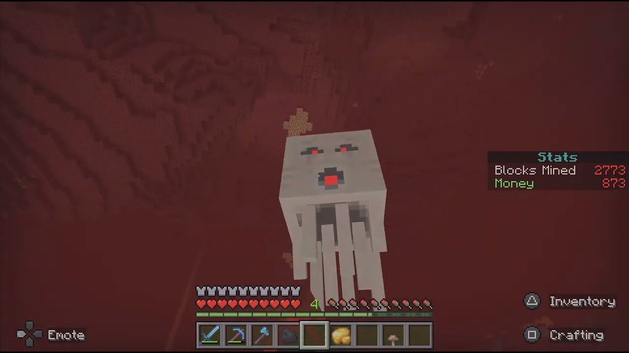 ماين كرافت :ون بلوك النذر مره ثانية