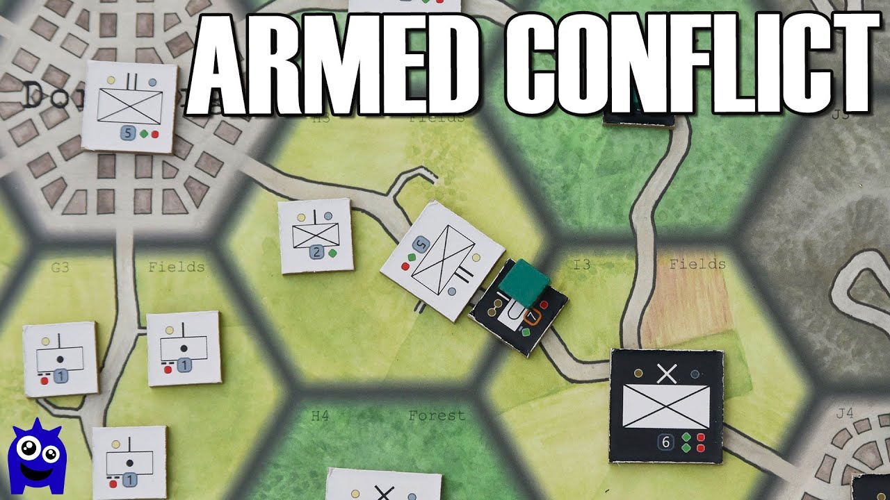 Armed Conflict: первый взгляд и обзор | Hex & Counters Warfare Simulator | Wargame