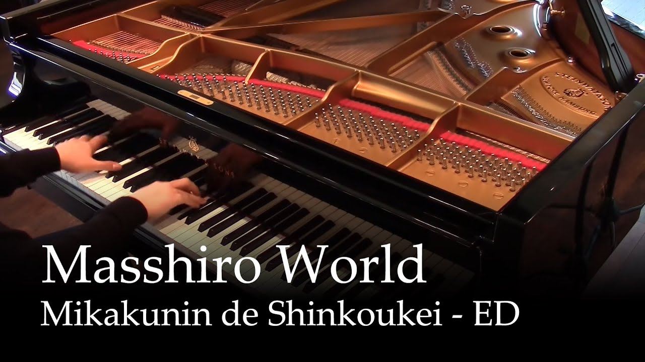 Masshiro World - Mikakunin de Shinkoukei ED [Piano]