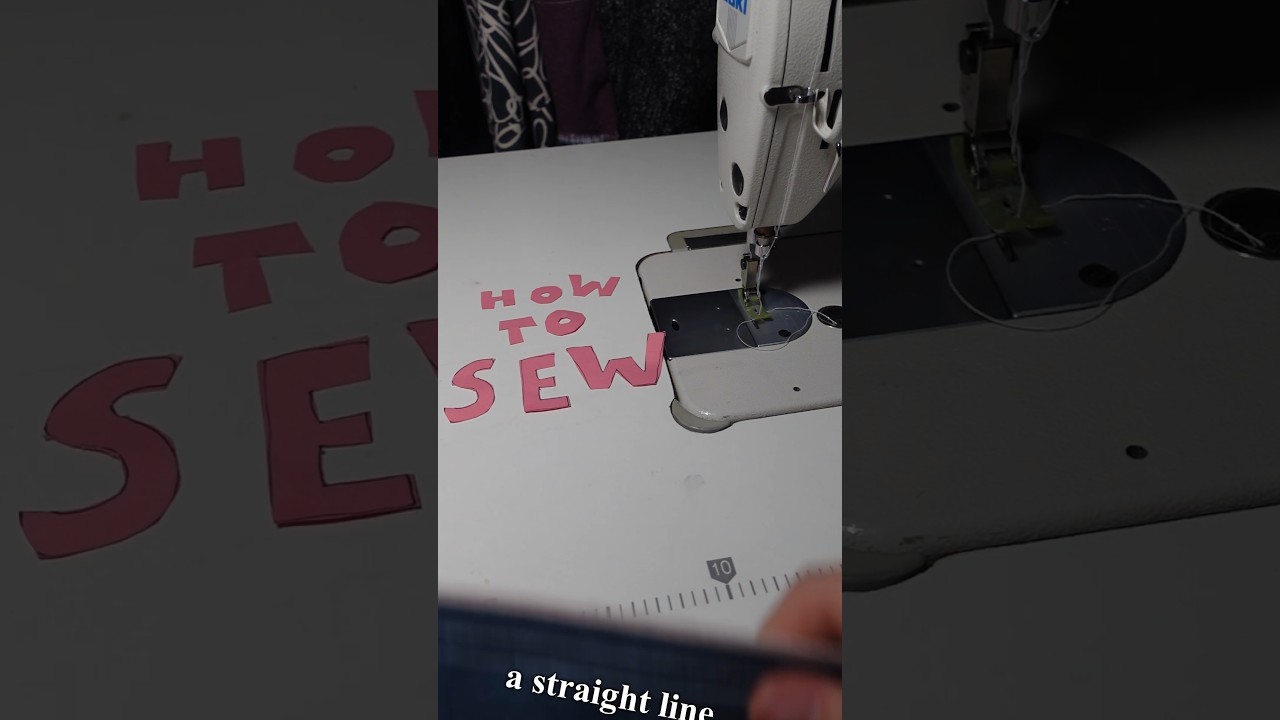 How to Sew Straight