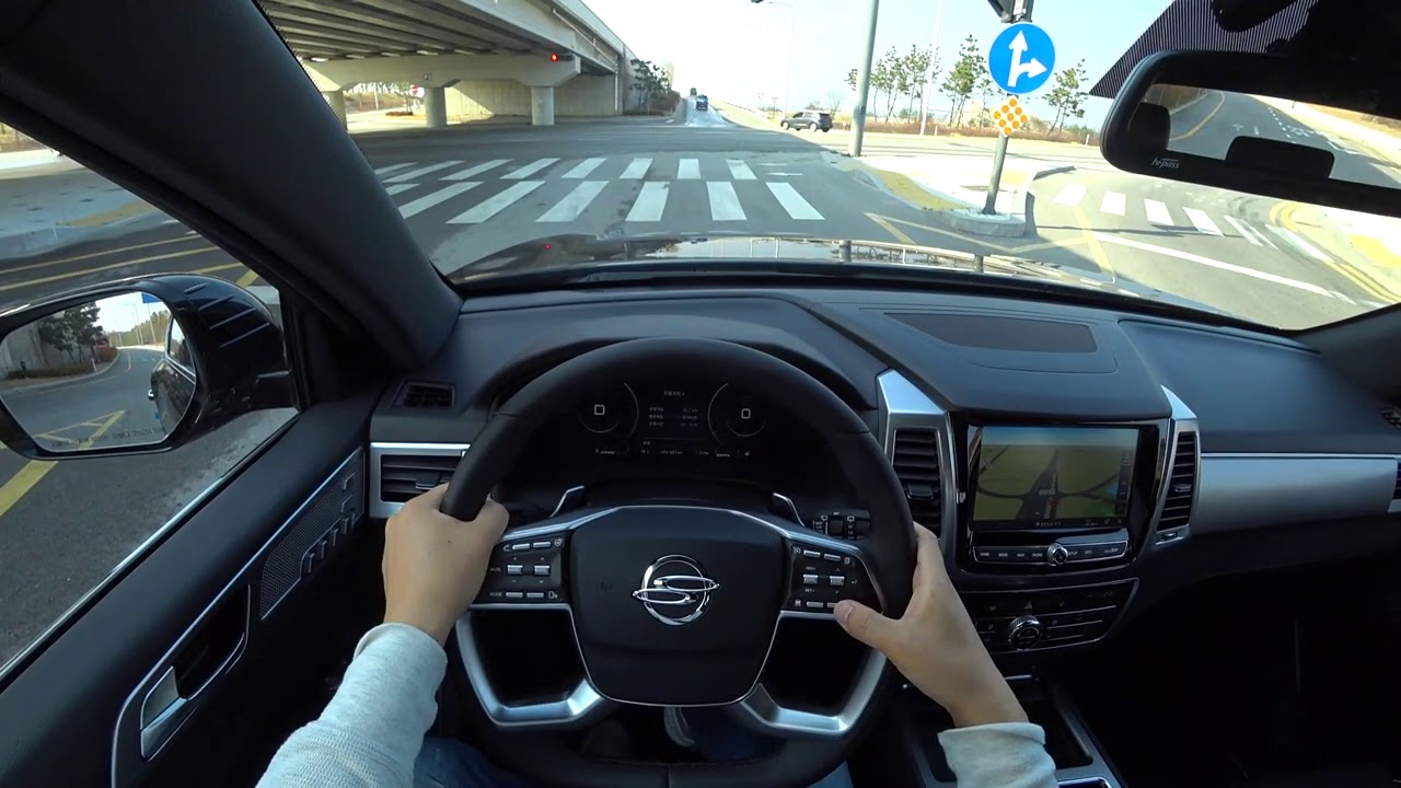 2021 Ssangyong motor all new Rexton POV test drive