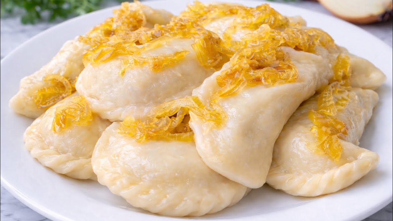 😋 ВАРЕНИКИ З КАРТОПЛЕЮ ТА ГРИБАМИ😍НАЙПРОСТІШЕ ТІСТО👍ПОКРОКОВИЙ РЕЦЕПТ/ ВИХОДИТЬ ДО 100 ШТ!!!😍
