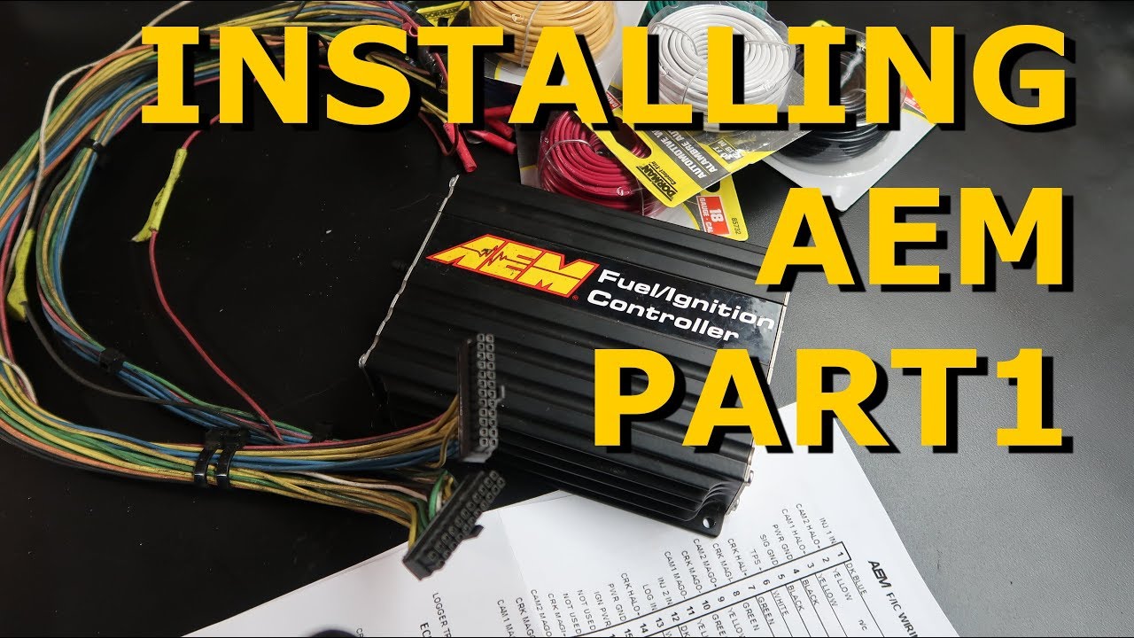 AEM FIC 6 Install Part 1 Wiring - Eclipse 2G Project