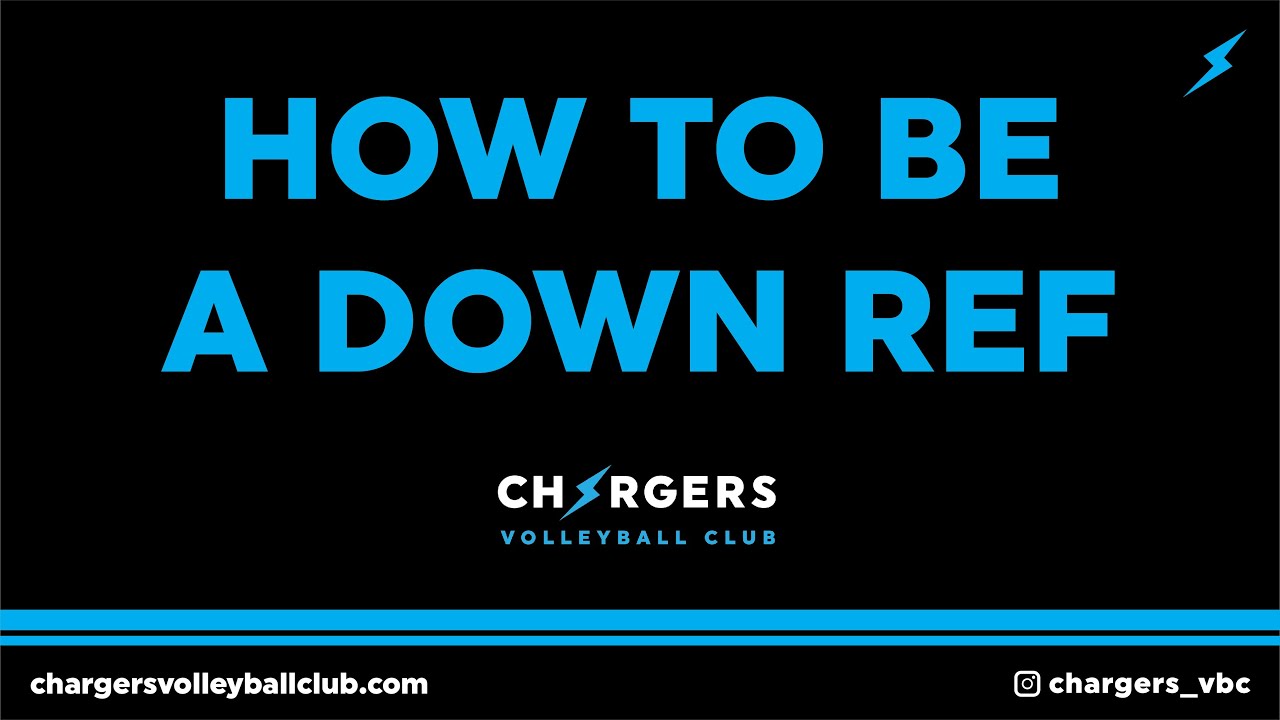 How to be a Down Ref or R2 for Club Volleyball