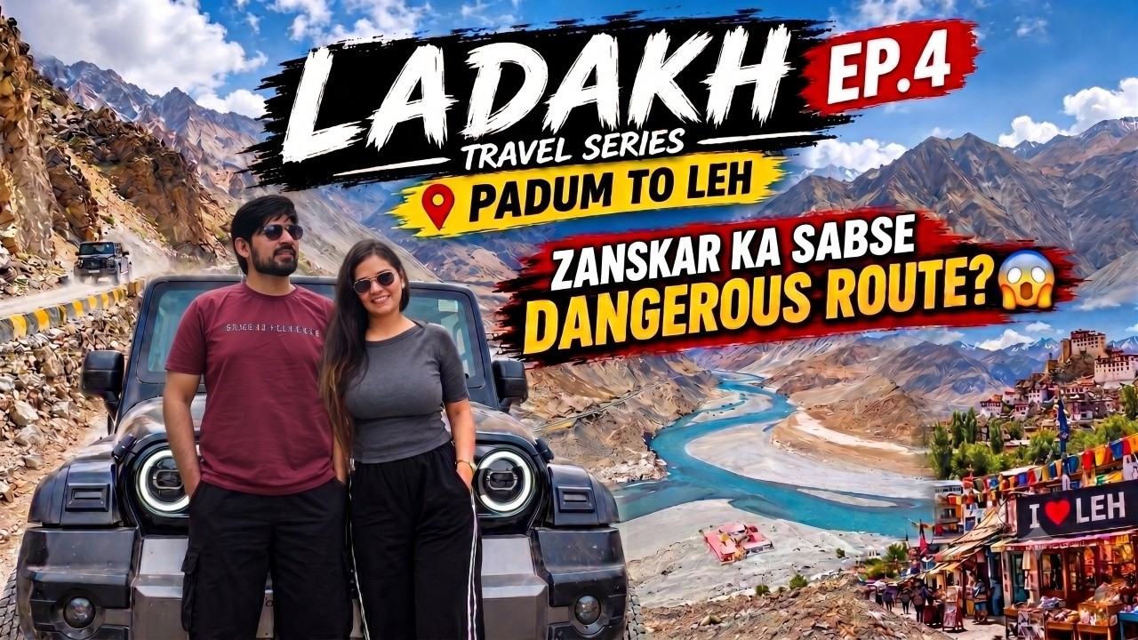 The Most Dangerous Road I've Ever Driven! | Padum to Leh | Ladakh Road Trip EP.4
