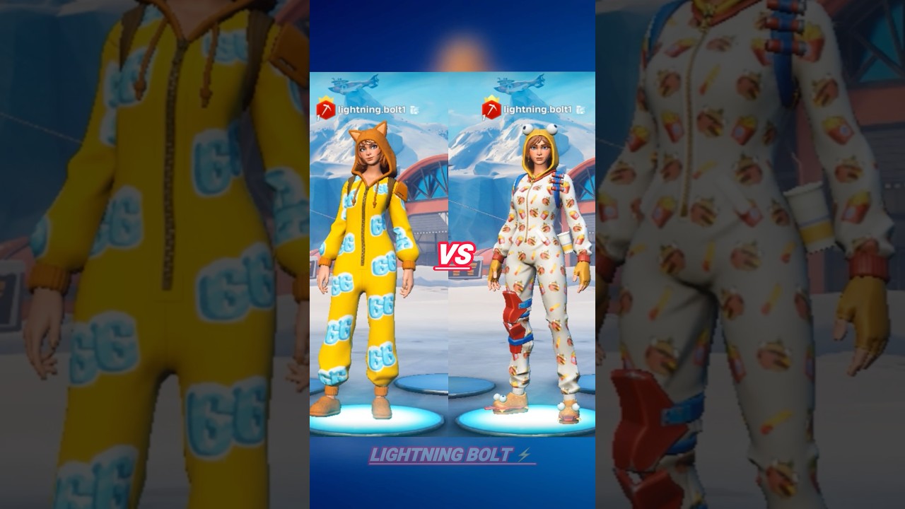 Old vs New ONESIE Skin &ndash; Which One Is Better in Fortnite!? #shorts