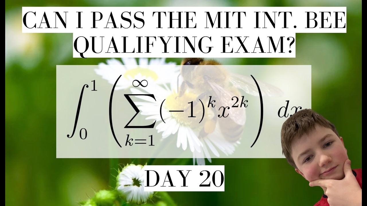 Can I pass the 2025 MIT Integration Bee Qualifying Exam? | Day 20, Problem 20