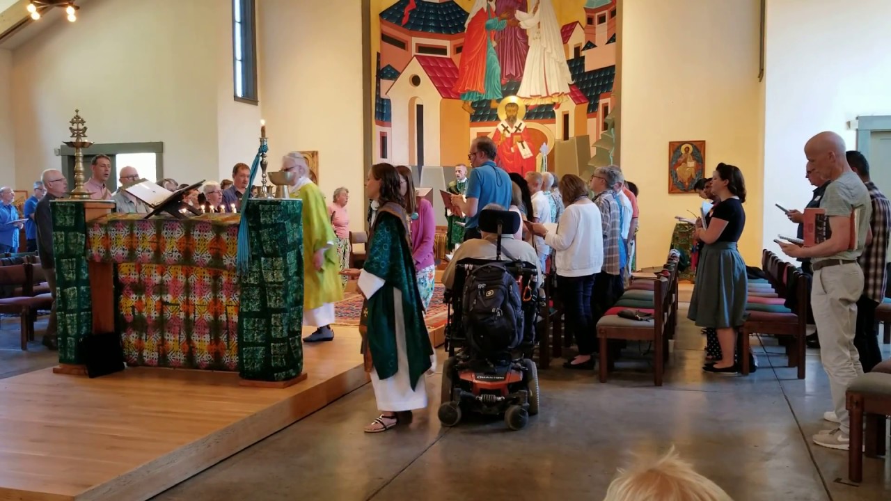 Opening of the service at St. Gregory of Nyssa Church in San Francisco