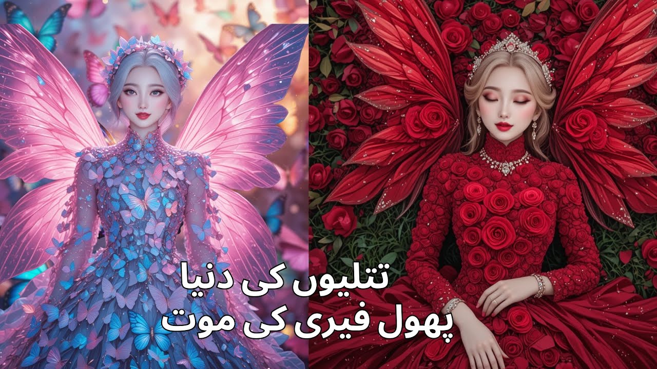World of butterflies Death of Rose fairy | تتلیوں کی دنیا 🦋پھول فیری کی موت⚘️😢 | Fairies Stories 🦋