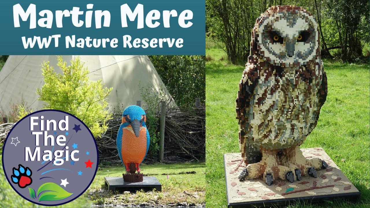 Martin Mere Wetland Centre 2020 | WWT Nature Reserve | Burscough Lancashire England UK | Lego Trail