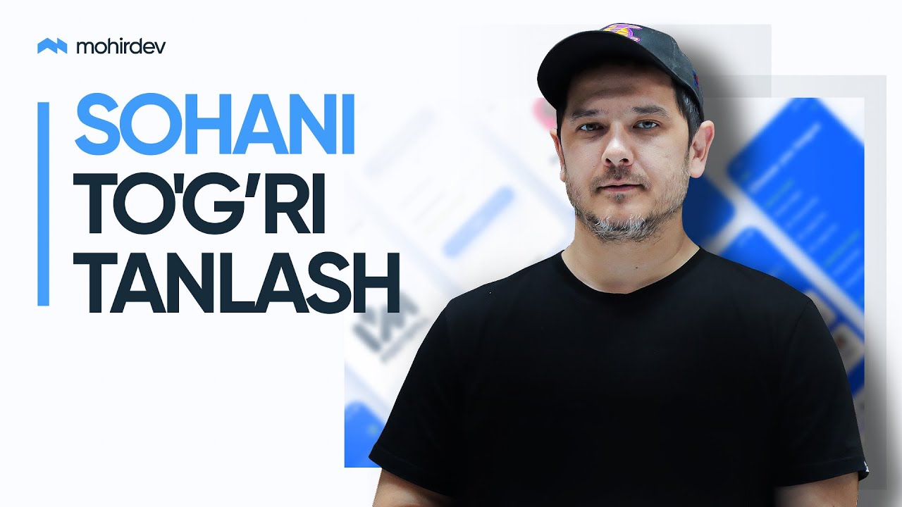 Qanday qilib sohani to'g'ri tanlash mumkin?