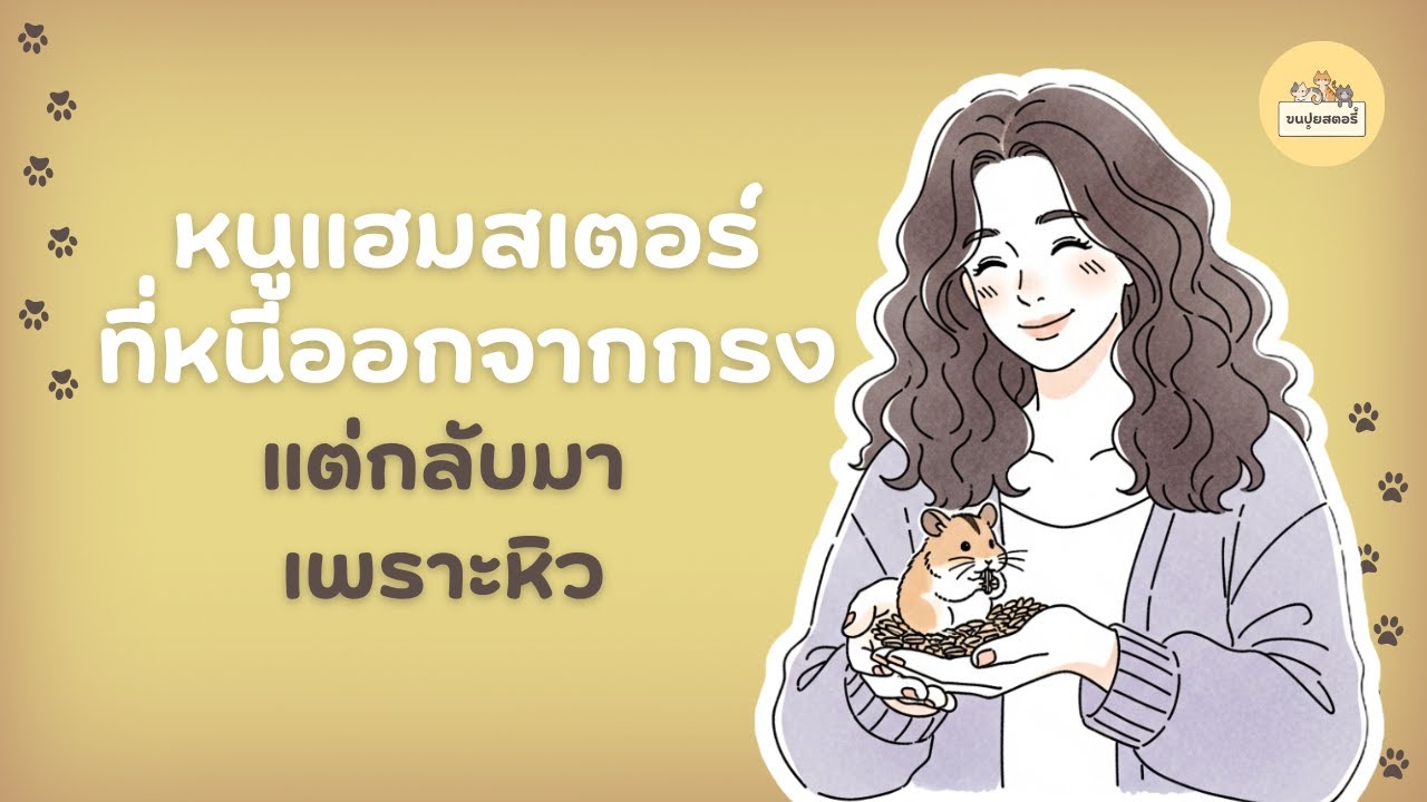 หนูแฮมสเตอร์ที่หนีออกจากกรง แต่กลับมาเพราะหิว | ขนปุยสตอรี่ EP.8