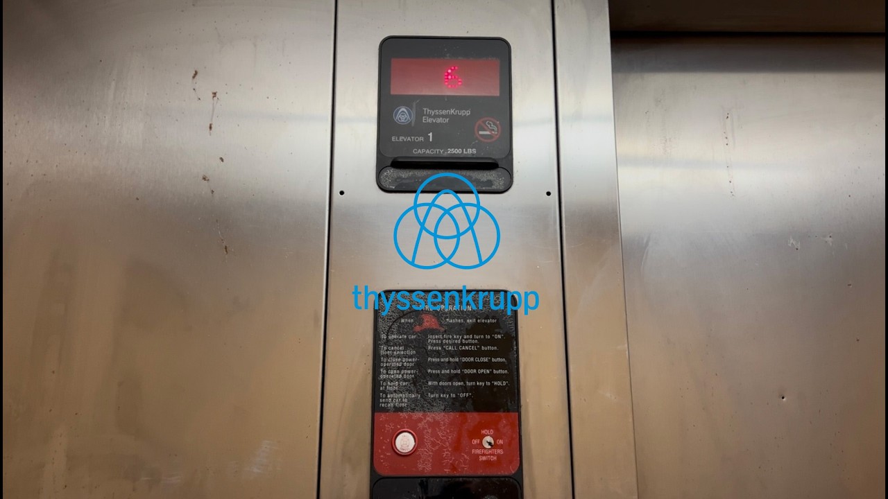 ThyssenKrupp Aurora HIGHDraulic Elevator at Municipal Parking Garage, Cranford, NJ