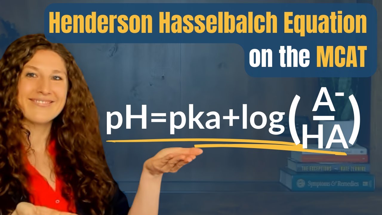 MCAT Chemistry: как сдать экзамен Henderson Hasselbalch
