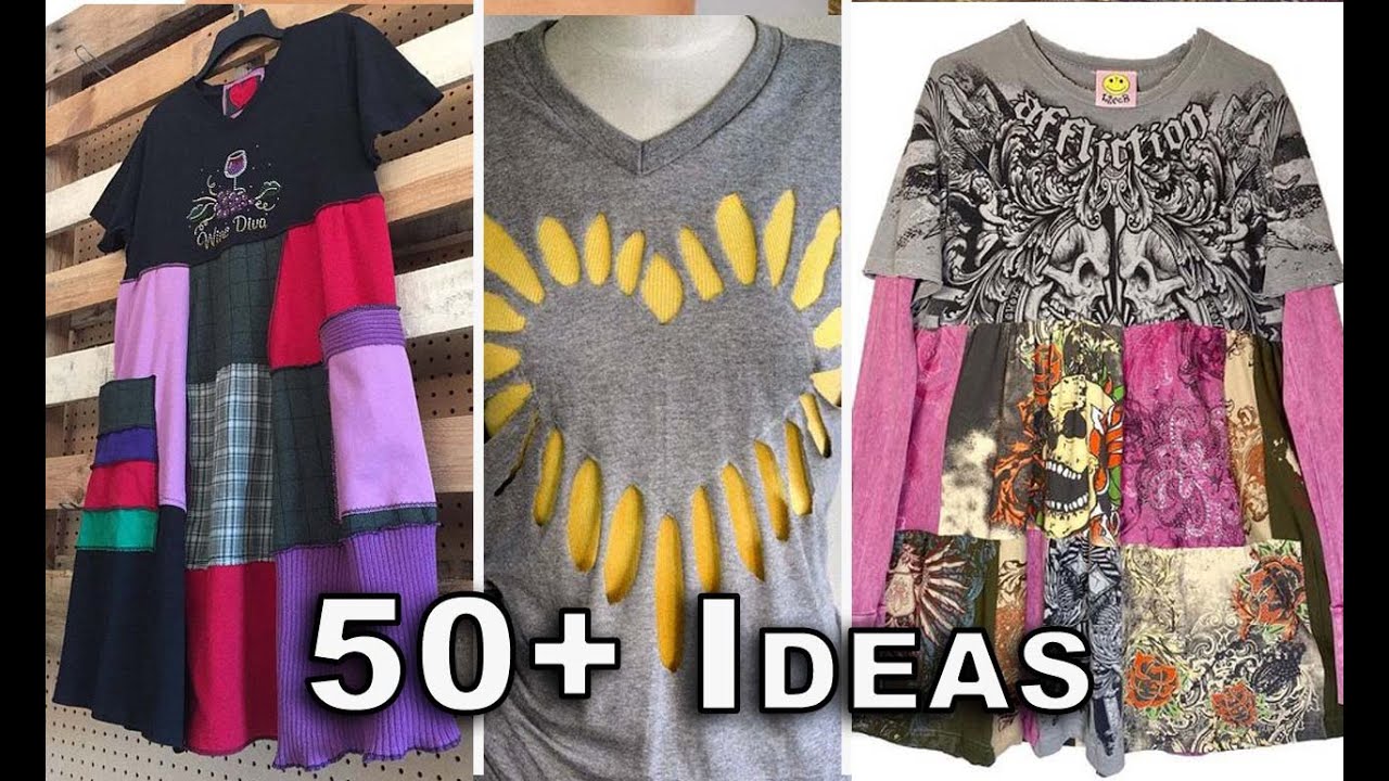 50+ Upcycled Tshirt Ideas to Inspire You | ep1