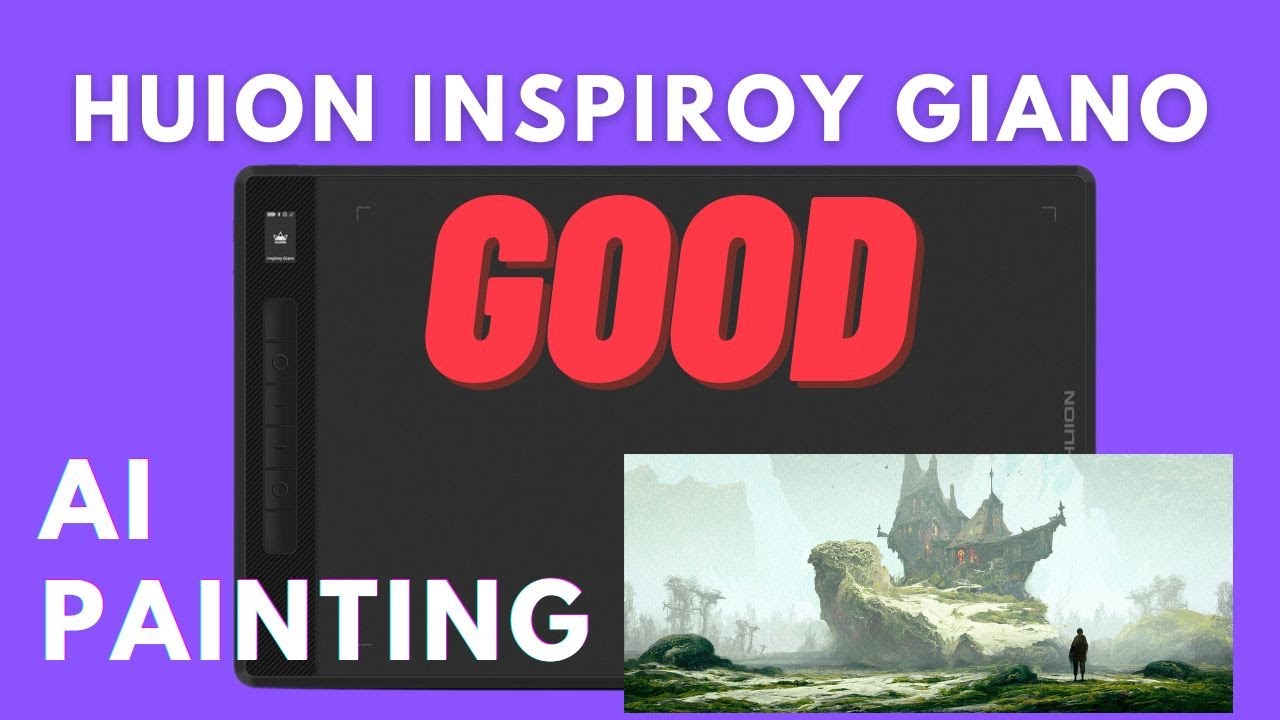 Ai Painting With The Huion Inspiroy Giano - Review