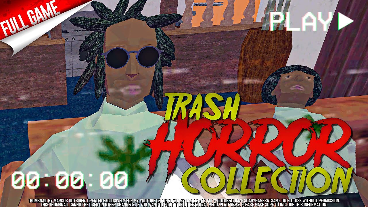 Trash Horror Collection [All 13 Games] (No Commentary Longplay) 100%