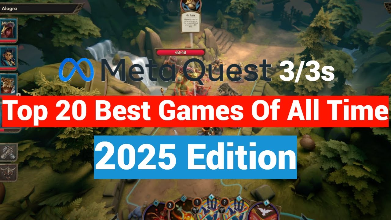 Топ-20 лучших игр серии Quest 2/3/3 с момента выхода (издание 2025 года) по версии Meta Quest 2/3/3.