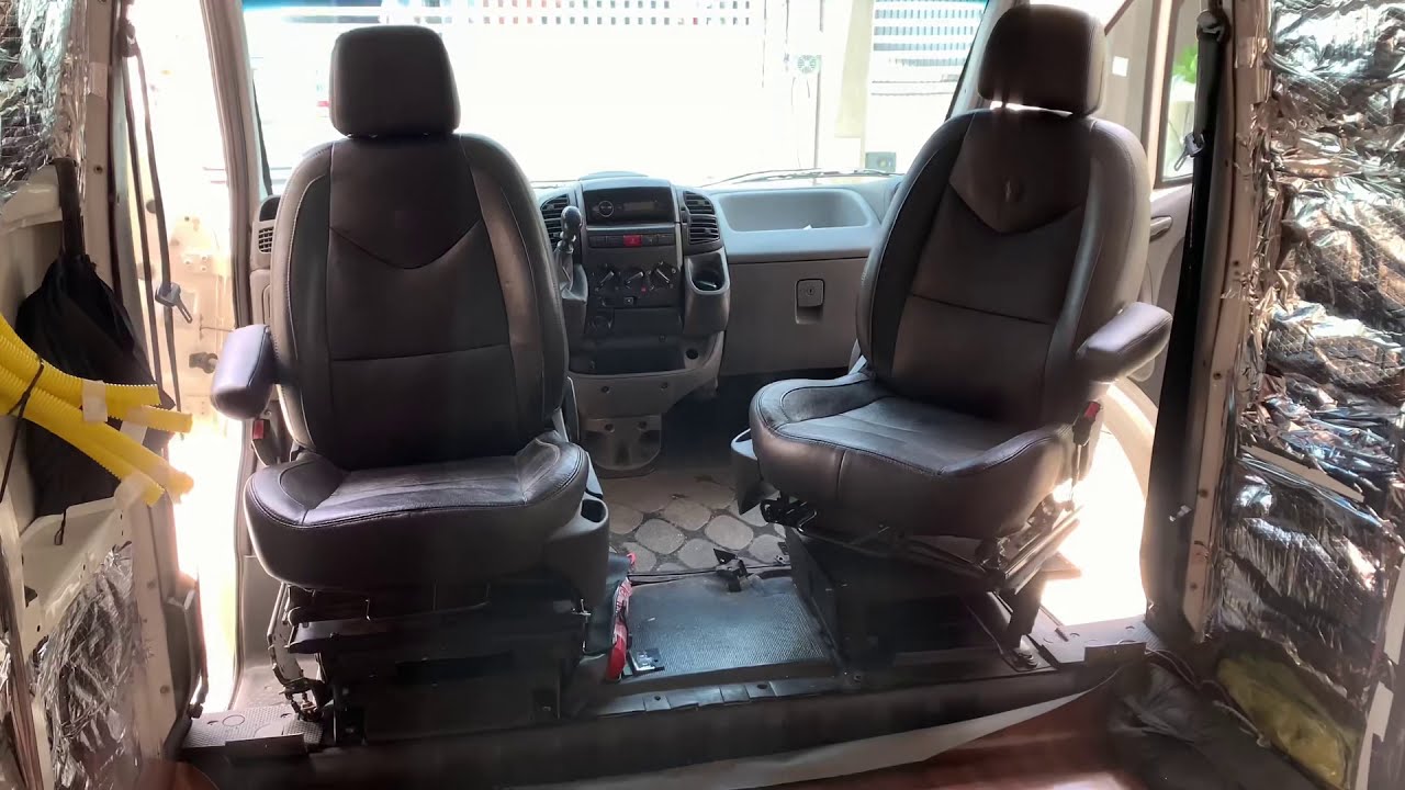 Bancos Giratório Motorhome! Faça você mesmo!