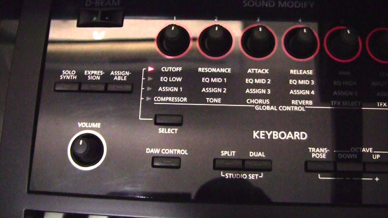 Roland FA-06  MIDI output