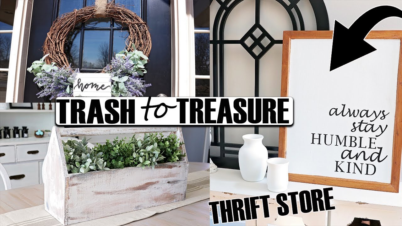 Thrift Store Makeover ⭐ Trash to Treasure Upcycle ⭐