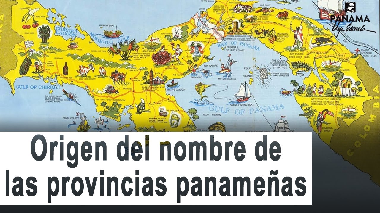 ¿Cuál es el origen del nombre de las provincias de Panamá?